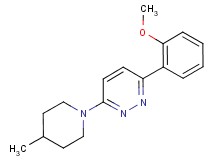 3-(2-methoxyphenyl)-6-(4-methylpiperidin-1-yl)pyridazine