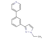 4-[3-(1-ethyl-1H-pyrazol-3-yl)phenyl]pyridine