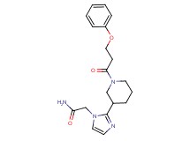 2-{2-[1-(3-phenoxypropanoyl)piperidin-3-yl]-1H-imidazol-1-yl}acetamide
