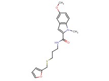 N-{3-[(2-furylmethyl)thio]propyl}-5-methoxy-1-methyl-1H-indole-2-carboxamide