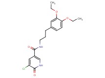 5-chloro-N-[3-(3,4-diethoxyphenyl)propyl]-6-oxo-1,6-dihydropyridine-3-carboxamide