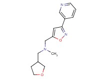 N-methyl-1-[3-(3-pyridinyl)-5-isoxazolyl]-N-(tetrahydro-3-furanylmethyl)methanamine