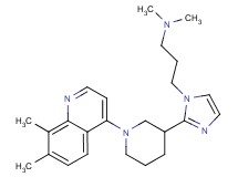 (3-{2-[1-(7,8-dimethylquinolin-4-yl)piperidin-3-yl]-1H-imidazol-1-yl}propyl)dimethylamine