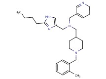 1-(2-butyl-1H-imidazol-4-yl)-N-{[1-(2-methylbenzyl)-4-piperidinyl]methyl}-N-(3-pyridinylmethyl)methanamine