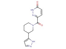 6-{[3-(1H-pyrazol-5-yl)piperidin-1-yl]carbonyl}pyridazin-3(2H)-one