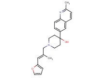 1-[(2E)-3-(2-furyl)-2-methylprop-2-en-1-yl]-4-(2-methylquinolin-6-yl)piperidin-4-ol