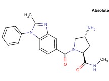 (2S,4R)-4-amino-N-methyl-1-[(2-methyl-1-phenyl-1H-benzimidazol-5-yl)carbonyl]pyrrolidine-2-carboxamide