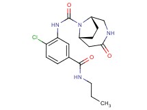 (1S*,6R*)-N-{2-chloro-5-[(propylamino)carbonyl]phenyl}-4-oxo-3,9-diazabicyclo[4.2.1]nonane-9-carboxamide