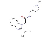 2-(2-isopropyl-1H-benzimidazol-1-yl)-N-[(1-methylpyrrolidin-3-yl)methyl]acetamide