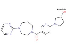 (3R)-1-{5-[(4-pyrimidin-2-yl-1,4-diazepan-1-yl)carbonyl]pyridin-2-yl}pyrrolidin-3-ol