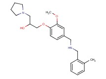 1-(2-methoxy-4-{[(2-methylbenzyl)amino]methyl}phenoxy)-3-(1-pyrrolidinyl)-2-propanol