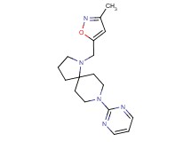 1-[(3-methyl-5-isoxazolyl)methyl]-8-(2-pyrimidinyl)-1,8-diazaspiro[4.5]decane