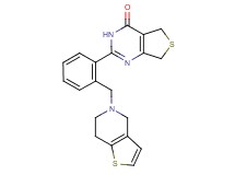 2-[2-(6,7-dihydrothieno[3,2-c]pyridin-5(4H)-ylmethyl)phenyl]-5,7-dihydrothieno[3,4-d]pyrimidin-4(3H)-one