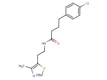 4-(4-chlorophenyl)-N-[2-(4-methyl-1,3-thiazol-5-yl)ethyl]butanamide