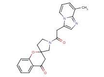1'-[(8-methylimidazo[1,2-a]pyridin-3-yl)acetyl]spiro[chromene-2,3'-pyrrolidin]-4(3H)-one