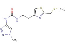 N-(2-{2-[(methylthio)methyl]-1,3-thiazol-4-yl}ethyl)-N'-(1-methyl-1H-1,2,3-triazol-4-yl)urea