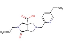(3aS*,6aS*)-2-allyl-5-[(5-ethylpyridin-2-yl)methyl]-1-oxohexahydropyrrolo[3,4-c]pyrrole-3a(1H)-carboxylic acid