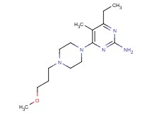 4-ethyl-6-[4-(3-methoxypropyl)piperazin-1-yl]-5-methylpyrimidin-2-amine