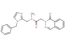 N-[(1-benzyl-1H-imidazol-2-yl)methyl]-N-methyl-2-(1-oxophthalazin-2(1H)-yl)acetamide
