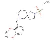 7-(2,3-dimethoxybenzyl)-2-(propylsulfonyl)-2,7-diazaspiro[4.5]decane
