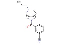 3-{[(1R*,5R*)-6-propyl-3,6-diazabicyclo[3.2.2]non-3-yl]carbonyl}benzonitrile
