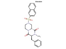 (3S,9aR)-3-benzyl-2-methyl-8-(2-naphthylsulfonyl)tetrahydro-2H-pyrazino[1,2-a]pyrazine-1,4(3H,6H)-dione