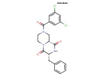 (3R,9aR)-3-benzyl-8-(3,5-dichlorobenzoyl)tetrahydro-2H-pyrazino[1,2-a]pyrazine-1,4(3H,6H)-dione