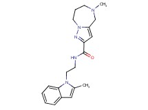 5-methyl-N-[2-(2-methyl-1H-indol-1-yl)ethyl]-5,6,7,8-tetrahydro-4H-pyrazolo[1,5-a][1,4]diazepine-2-carboxamide