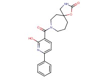 8-[(2-hydroxy-6-phenyl-3-pyridinyl)carbonyl]-1-oxa-3,8-diazaspiro[4.6]undecan-2-one