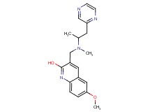6-methoxy-3-({methyl[1-methyl-2-(2-pyrazinyl)ethyl]amino}methyl)-2-quinolinol