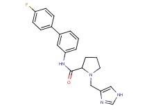 N-(4'-fluoro-3-biphenylyl)-1-(1H-imidazol-4-ylmethyl)prolinamide