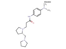 N-[4-(dimethylamino)phenyl]-3-[(2S)-2-(pyrrolidin-1-ylmethyl)pyrrolidin-1-yl]propanamide