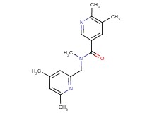 N-[(4,6-dimethylpyridin-2-yl)methyl]-N,5,6-trimethylnicotinamide