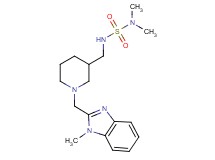 N,N-dimethyl-N'-({1-[(1-methyl-1H-benzimidazol-2-yl)methyl]-3-piperidinyl}methyl)sulfamide