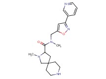 N,2-dimethyl-N-{[3-(3-pyridinyl)-5-isoxazolyl]methyl}-2,8-diazaspiro[4.5]decane-3-carboxamide dihydrochloride