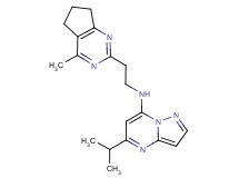 5-isopropyl-N-[2-(4-methyl-6,7-dihydro-5H-cyclopenta[d]pyrimidin-2-yl)ethyl]pyrazolo[1,5-a]pyrimidin-7-amine
