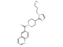 6-{[4-(1-butyl-1H-imidazol-2-yl)-1-piperidinyl]carbonyl}quinoline