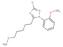 5-(5-methoxypentyl)-1-(2-methoxyphenyl)-1H-1,2,4-triazole