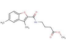 methyl 4-{[(3,5-dimethyl-1-benzofuran-2-yl)carbonyl]amino}butanoate