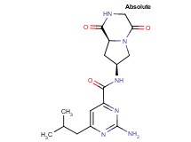2-amino-N-[(7S,8aS)-1,4-dioxooctahydropyrrolo[1,2-a]pyrazin-7-yl]-6-isobutylpyrimidine-4-carboxamide