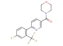 4-({6-[4-fluoro-2-(trifluoromethyl)phenyl]pyridin-3-yl}carbonyl)morpholine