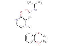 2-[1-(2,3-dimethoxybenzyl)-3-oxo-2-piperazinyl]-N-isopropylacetamide