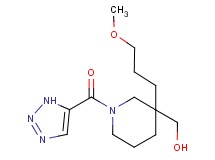 [3-(3-methoxypropyl)-1-(1H-1,2,3-triazol-5-ylcarbonyl)-3-piperidinyl]methanol