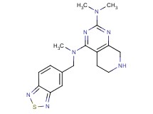 N~4~-(2,1,3-benzothiadiazol-5-ylmethyl)-N~2~,N~2~,N~4~-trimethyl-5,6,7,8-tetrahydropyrido[3,4-d]pyrimidine-2,4-diamine