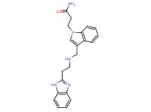 3-[3-({[2-(1H-benzimidazol-2-yl)ethyl]amino}methyl)-1H-indol-1-yl]propanamide