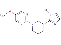 2-[3-(1H-imidazol-2-yl)-1-piperidinyl]-5-methoxypyrimidine