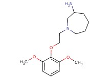 1-[2-(2,6-dimethoxyphenoxy)ethyl]azepan-3-amine