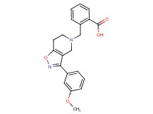 2-{[3-(3-methoxyphenyl)-6,7-dihydroisoxazolo[4,5-c]pyridin-5(4H)-yl]methyl}benzoic acid