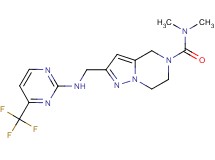 N,N-dimethyl-2-({[4-(trifluoromethyl)pyrimidin-2-yl]amino}methyl)-6,7-dihydropyrazolo[1,5-a]pyrazine-5(4H)-carboxamide