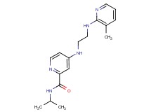 N-isopropyl-4-({2-[(3-methyl-2-pyridinyl)amino]ethyl}amino)-2-pyridinecarboxamide